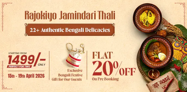 Poila Boishakh with Noboborsho Special Thali at Devi Chowdhurani.